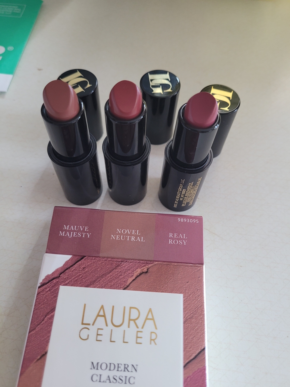 Laura Gellar 3 Piece Cream Lipsticks Set